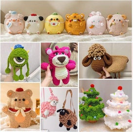 Listing 7 of 9 for 100g Soft Chenille Yarn Velvet Yarn for Crocheting, Fluffy Yarn for Knitting