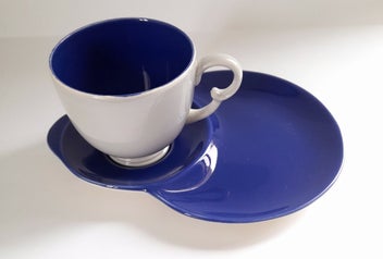 Listing 3 of 4 for Vintage Crown Devon 'Tennis' Cup and Saucer Sets C1930's