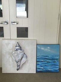 Listing 14 of 15 for NEW PAINTINGS 2x <$$$1-00 RES > Striking Suit A Seaside Home > Must Pick Up ONLY