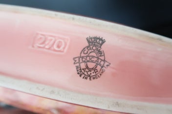 Listing 2 of 2 for ***BEAUTIFUL ART DECO CROWN DUCAL TROUGH VASE***