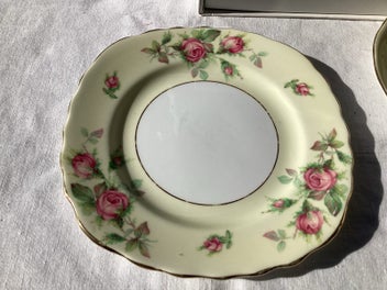 Listing 7 of 9 for Vintage Colclough bone China trio