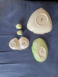 Listing 2 of 2 for Carlton Ware dishes and salt and pepper