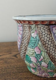 Listing 9 of 9 for EXOTIC and UNUSUAL PORCELAIN PLANT-POT *SIGNED/STAMPED on BASE