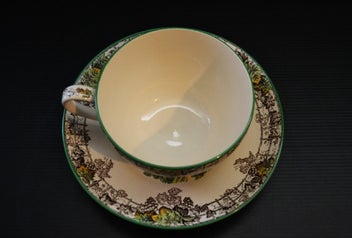 Listing 2 of 6 for Rare Over-Sized Byron Copeland Spode Breakfast Cup & Saucer
