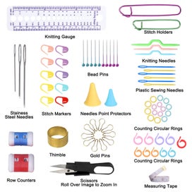 Listing 3 of 7 for 31pcs 11 Sizes Crochet Hooks Set, 2-7mm Ergonomic Handle Crochet Hooks with C