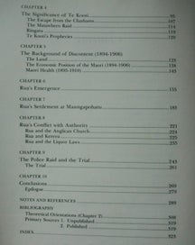 Listing 4 of 20 for 'RUA (Kenana) AND THE MAORI MILLENIUM- (Maungapohatu)- Webster- 1979- 1st.- 328p
