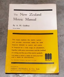 Listing 1 of 2 for New Zealand Metric Manual 1974 A H Godfrey revised edition