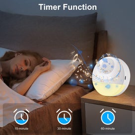 Listing 4 of 6 for White Noise Machine for Sleeping, Sound Machine with Night Light, 20 Soothing
