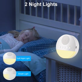 Listing 5 of 6 for White Noise Machine for Sleeping, Sound Machine with Night Light, 20 Soothing