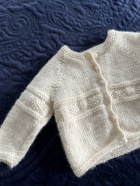 Listing 3 of 3 for 3-6 months 100% wool shirt and cardigan