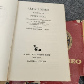 Listing 6 of 7 for Signed! Alfa Romeo A History by Peter RARE - Hull and Roy Slater - First Edition