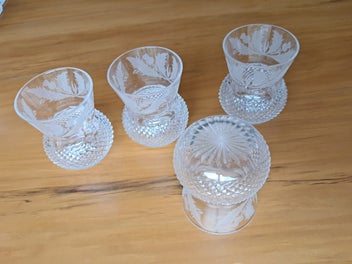 Listing 2 of 2 for Edinburgh Crystal Glasses