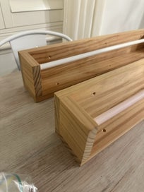 Listing 4 of 6 for Book ledge shelves (x2)