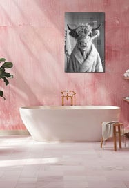 Listing 2 of 3 for Framed $1 RESERVE 1 Panel Canvas Art Print - Bath Time