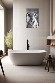 Listing 3 of 3 for Framed $1 RESERVE 1 Panel Canvas Art Print - Bath Time