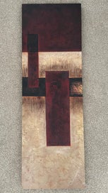 Listing 3 of 3 for Modern Abstract Canvas Painting - Textured - 120mm x 40m