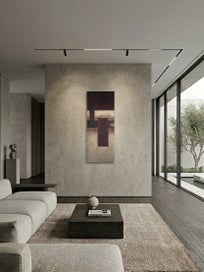 Listing 2 of 3 for Modern Abstract Canvas Painting - Textured - 120mm x 40m