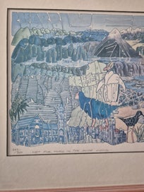 Listing 5 of 6 for Cecilia Russell Lost for words in the south signed print