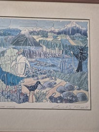 Listing 6 of 6 for Cecilia Russell Lost for words in the south signed print