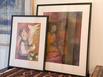 Listing 13 of 14 for 2 x John Anthony Paintings - Symbolic & Dreamy Atmospheres