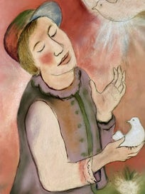 Listing 9 of 14 for 2 x John Anthony Paintings - Symbolic & Dreamy Atmospheres