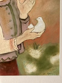 Listing 10 of 14 for 2 x John Anthony Paintings - Symbolic & Dreamy Atmospheres