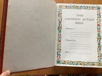 Listing 4 of 8 for Holy Bible Catholic Action Edition