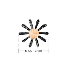 Listing 2 of 2 for Beech Wood Round Roll Brush - Tek