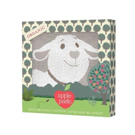 Listing 2 of 2 for Lamby Jacquard Muslin Blanket - Apple Park