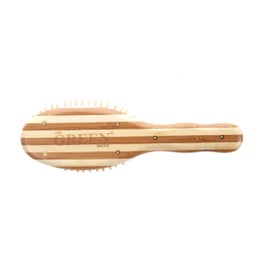 Listing 3 of 5 for Small Oval Bamboo Hairbrush - The Green Brush - Bass Brushes