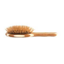 Listing 4 of 5 for Small Oval Bamboo Hairbrush - The Green Brush - Bass Brushes