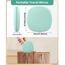 Listing 4 of 7 for Pocket Mirror with Light, 1X/10X Magnification LED Compact Travel Makeup Mirr