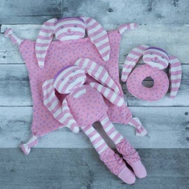 Listing 2 of 2 for Hip Hop Bunny Blankie - Organic Farm Buddies - Apple Park
