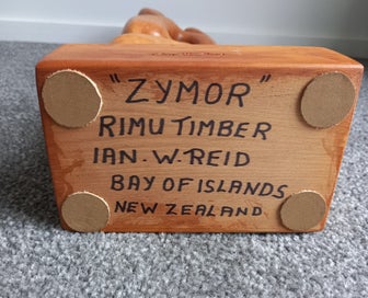 Listing 4 of 4 for Mid Century Wooden Sculpture: Zymor