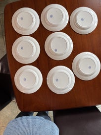 Listing 3 of 3 for Spode - Italian Blue - 8 luncheon plates - great condition