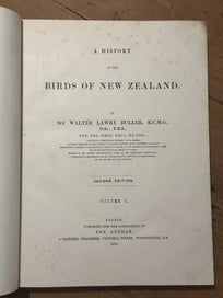 Listing 5 of 9 for Buller's Birds of New Zealand 1888 2-volume RARE