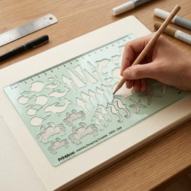 Listing 4 of 7 for Printtoo Aquatic Jewellery Designing Template , Transparent Acrylic Stencil