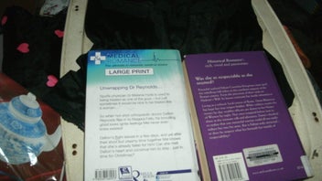 Listing 2 of 2 for 2HARD COVER EX LIBRARY BOOKS LARGE PRINT HISTORICAL MILLS&BOON