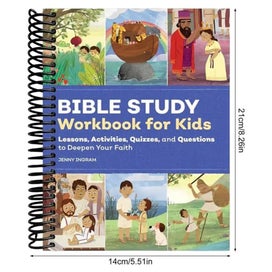 Listing 9 of 10 for Bible Study Workbook for Kids: Lessons, Activities, Quizzes, and Questions