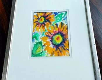 Listing 2 of 6 for Original Framed Pam Marxen(Armstrong) Floral Watercolour