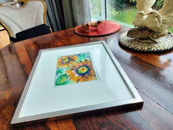 Listing 5 of 6 for Original Framed Pam Marxen(Armstrong) Floral Watercolour
