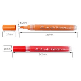 Listing 3 of 3 for 24pcs Acrylic Paint Pens For Rock Painting Stone Ceramic Glass Rock Markers