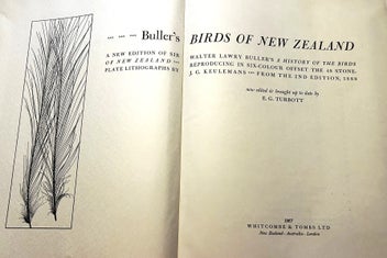 Listing 6 of 16 for BULLER'S BIRDS OF NZ" by SIR WALTER LAWRY BULLER (Rev. Edition 1967) & SLIPCASE