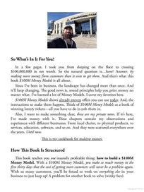 Listing 3 of 6 for $100M Money Models: How To Make Money