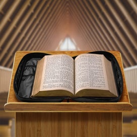 Listing 7 of 13 for Bible Cover Case Bag for Men Women PU Leather Bible Carrying Case with Handle