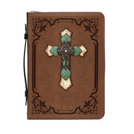 Listing 13 of 13 for Bible Cover Case Bag for Men Women PU Leather Bible Carrying Case with Handle