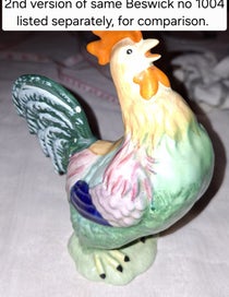 Listing 7 of 7 for Rare Early Production Beswick Cockerel,No. 1004 - by Arthur Gredington