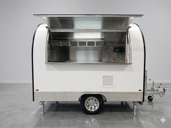 Round Food Trailer, *1 year NZ warranty*