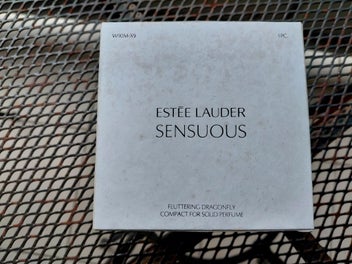 Listing 3 of 5 for " "MOTHERS DAY GIFT" EXQUISITE ESTEE LAUDER RARE DRAGONFLY SOLID PERFUME COMPACT