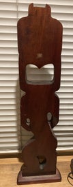 Listing 3 of 3 for Large 66cm Matai Vintage Decorative Wooden Maori Carving (made in Rotorua)